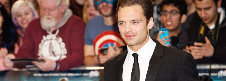 Sebastian Attends The London Premiere of Captain America: The Winter Soldier