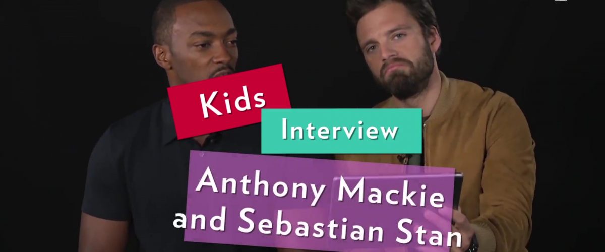 Video: Pint-sized Interviewers Grill Anthony Mackie & Sebastian Stan
