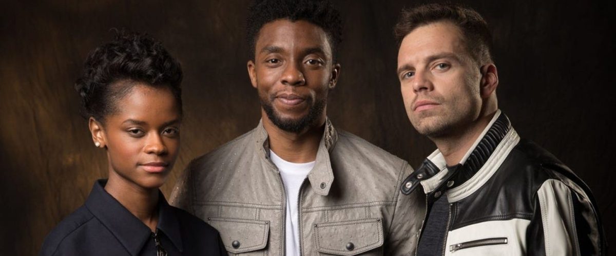 Photos:  Letitia Wright, Chadwick Boseman, and Sebastian Stan Portraits (2018)