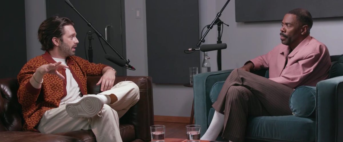 Photo/Video: Sebastian Stan + Coleman Domingo on A24 Podcast (w/Screen Captures)